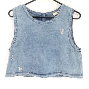 Sans Souci Distressed Crop Top